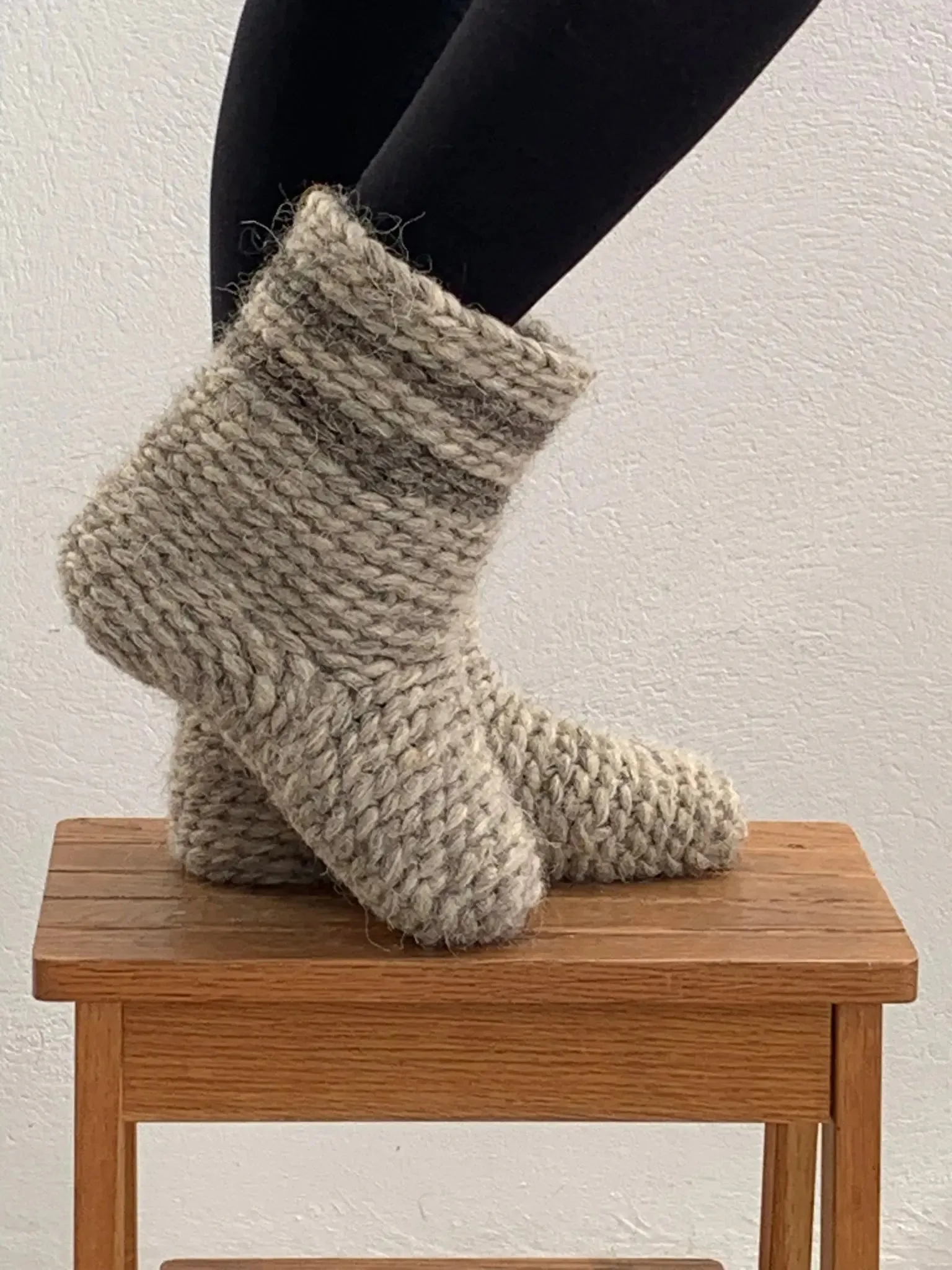 Slippers Boots  Indoor  Wool Organic High