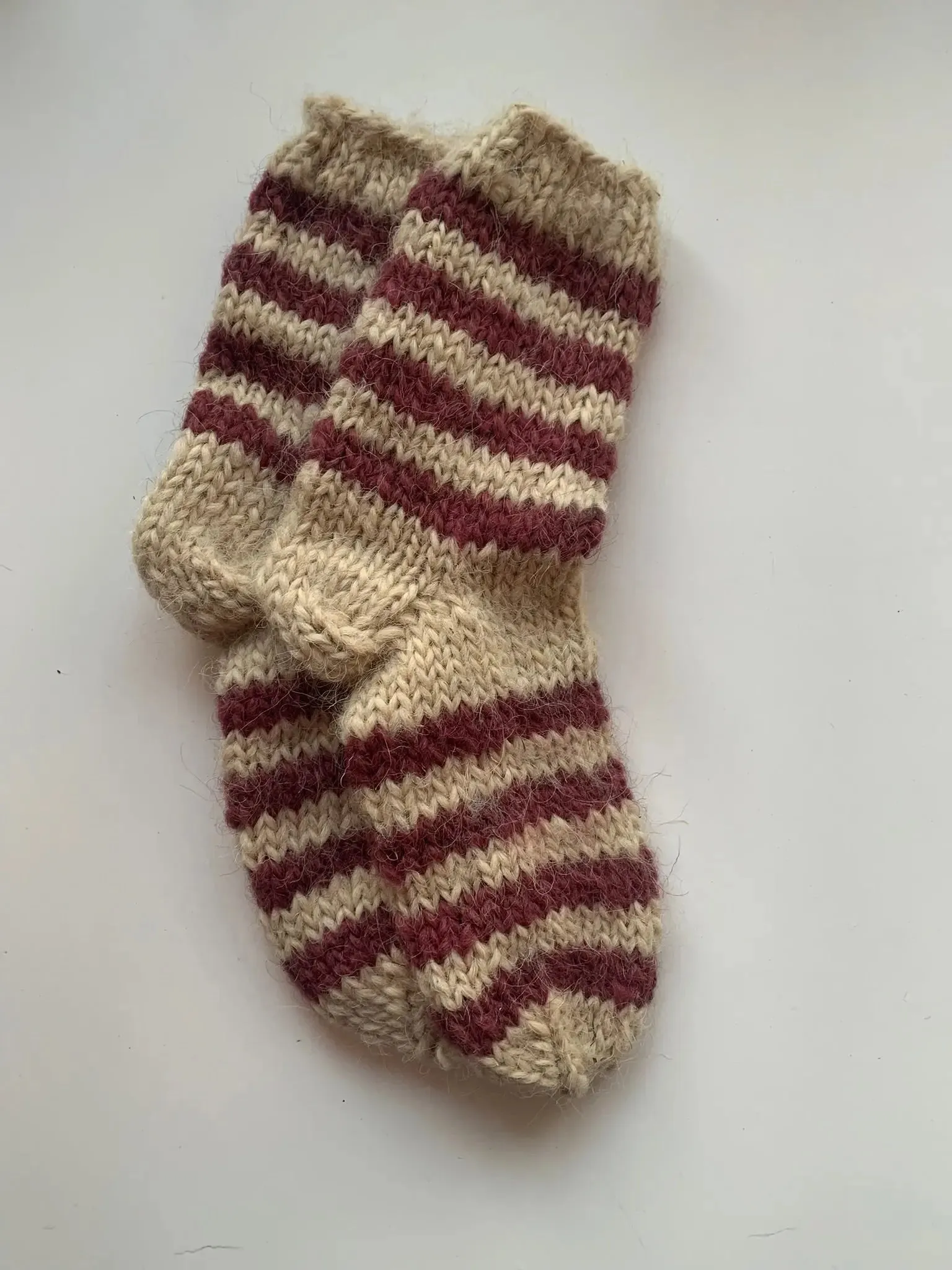 Socks Knitted Wool Organic