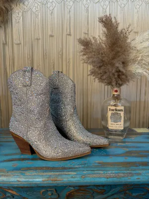 Sparkling Rhinestone Boots