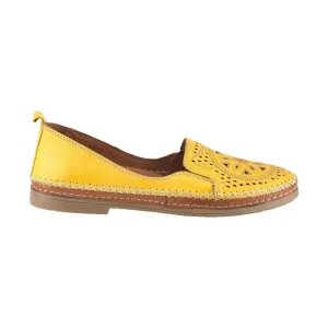 Spring Step Women's Ingrid Slip On Loafer - Yellow