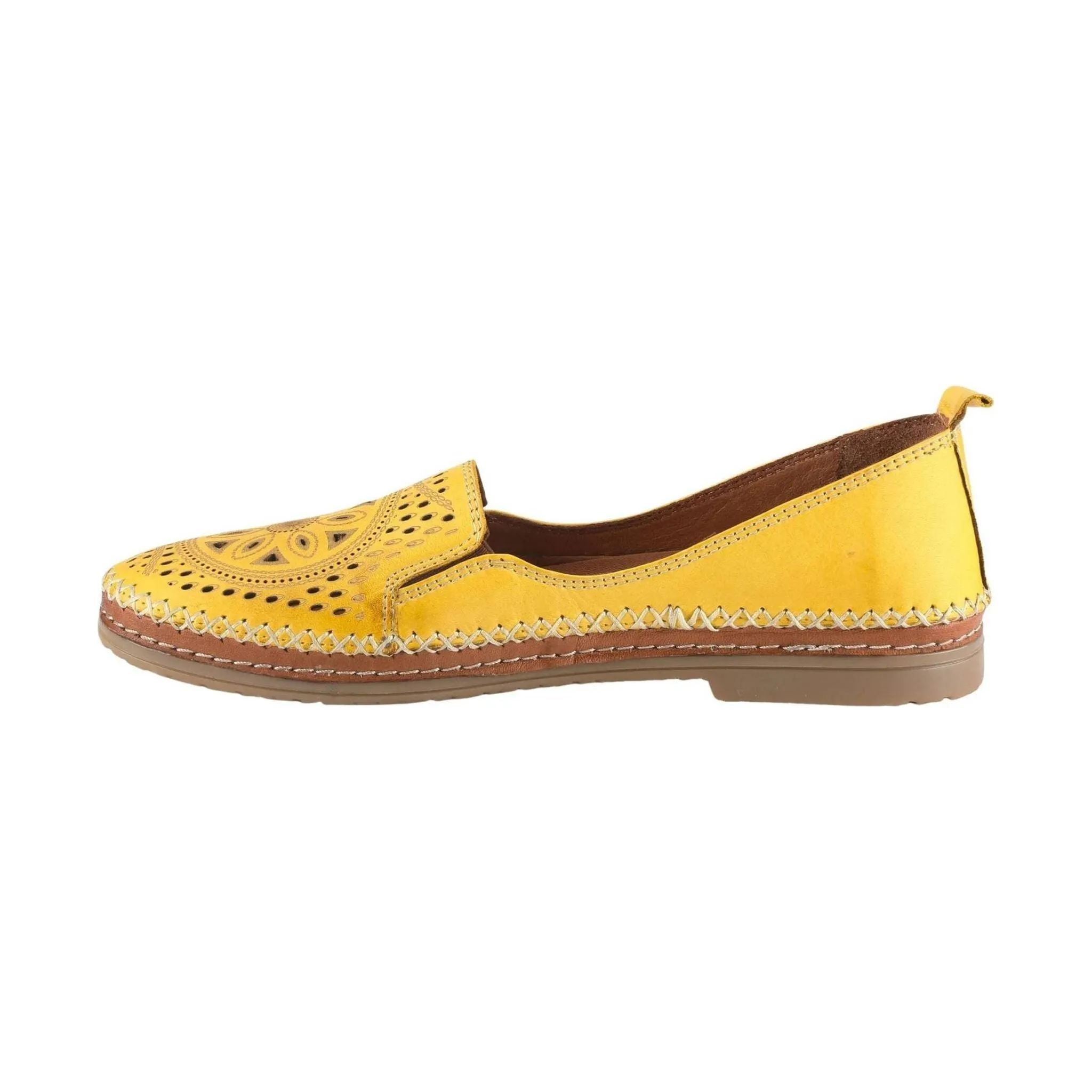 Spring Step Women's Ingrid Slip On Loafer - Yellow