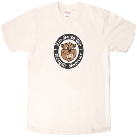 Supreme Life Sucks Die Tee- Natural