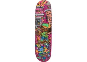 Supreme Molotov Kid Skateboard- Pink
