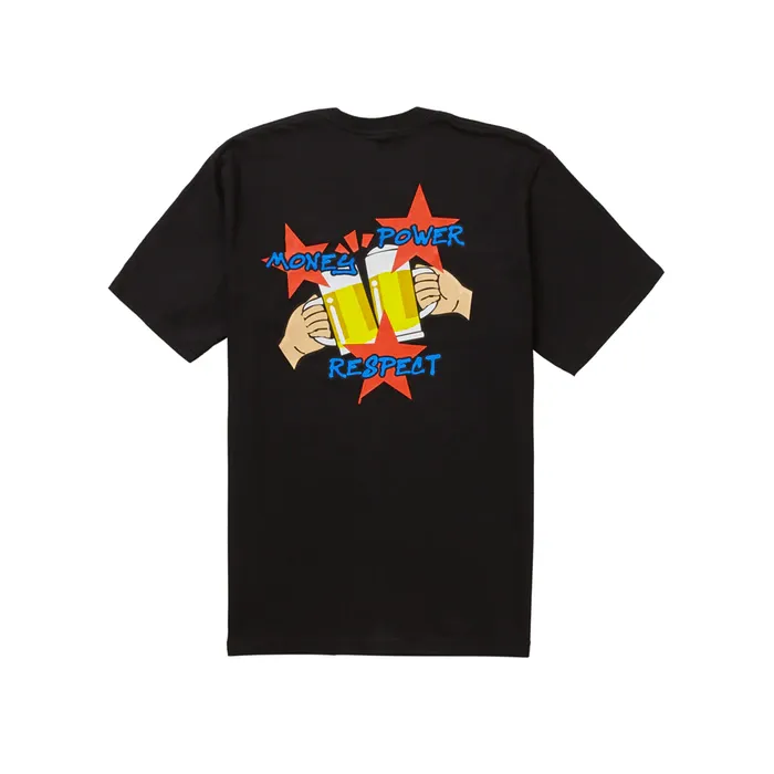 Supreme Money Power Respect Tee- Black
