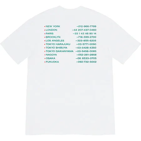 Supreme New Shit Tee- White