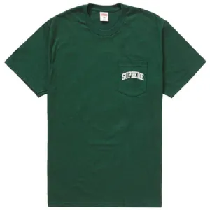 Supreme NFL x Raiders x '47 Pocket Tee- Dark Green