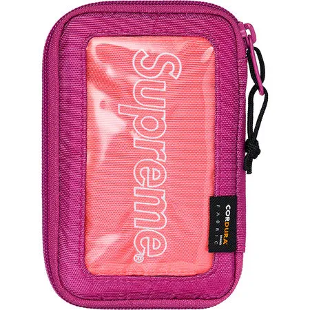 Supreme Small Zip Pouch- Magenta