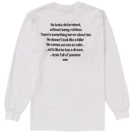 Supreme The Killer L/S Tee- White