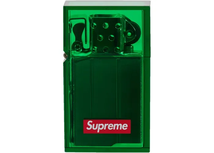 Supreme Tsubota Pearl Hard Edge Lighter- Green