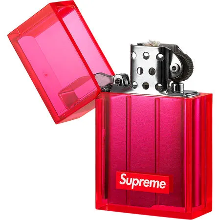 Supreme Tsubota Pearl Hard Edge Lighter- Neon Pink