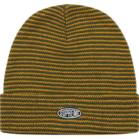 Supreme Zig Zag Stripe Beanie (FW19)- Dark Green