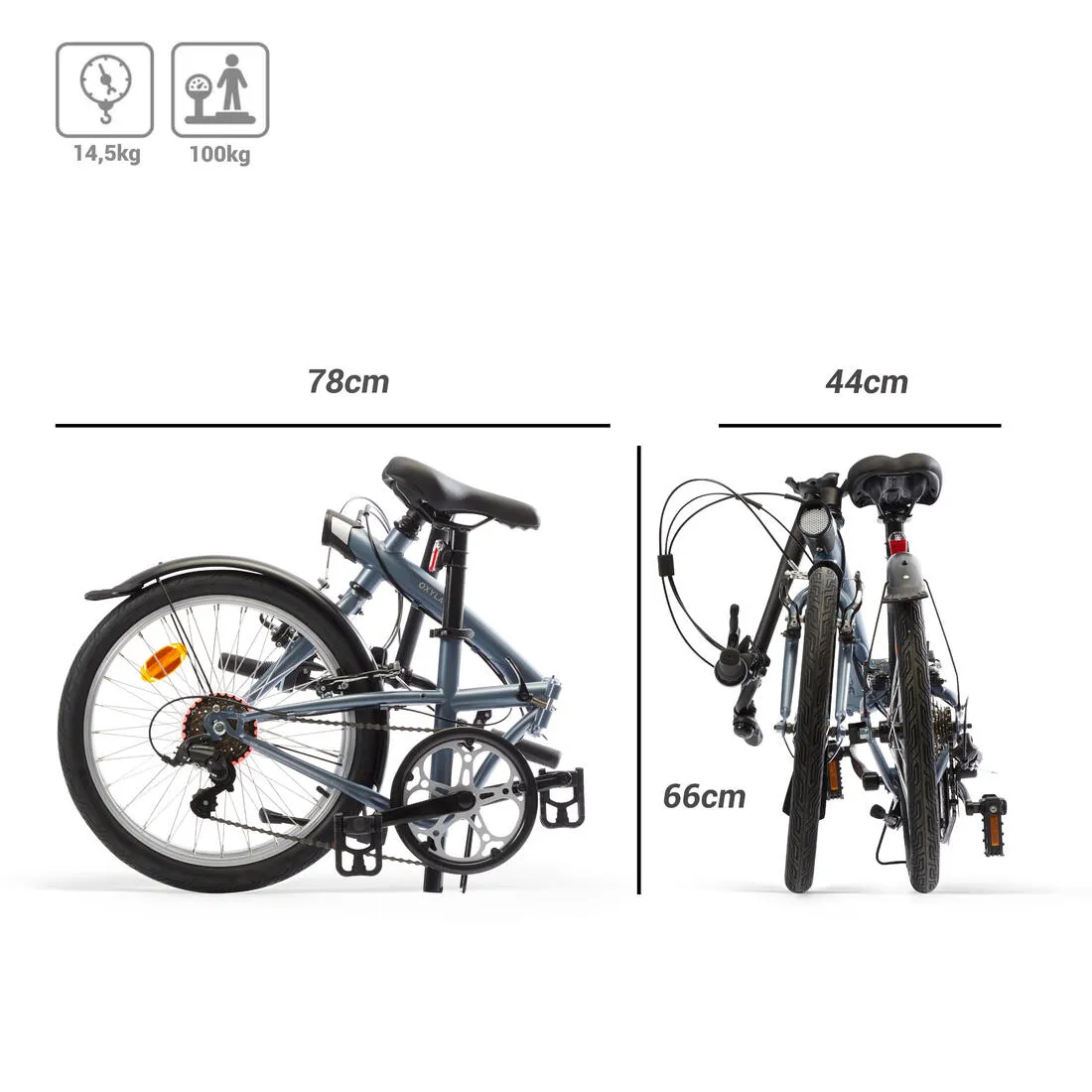 Tilt 120 folding bike