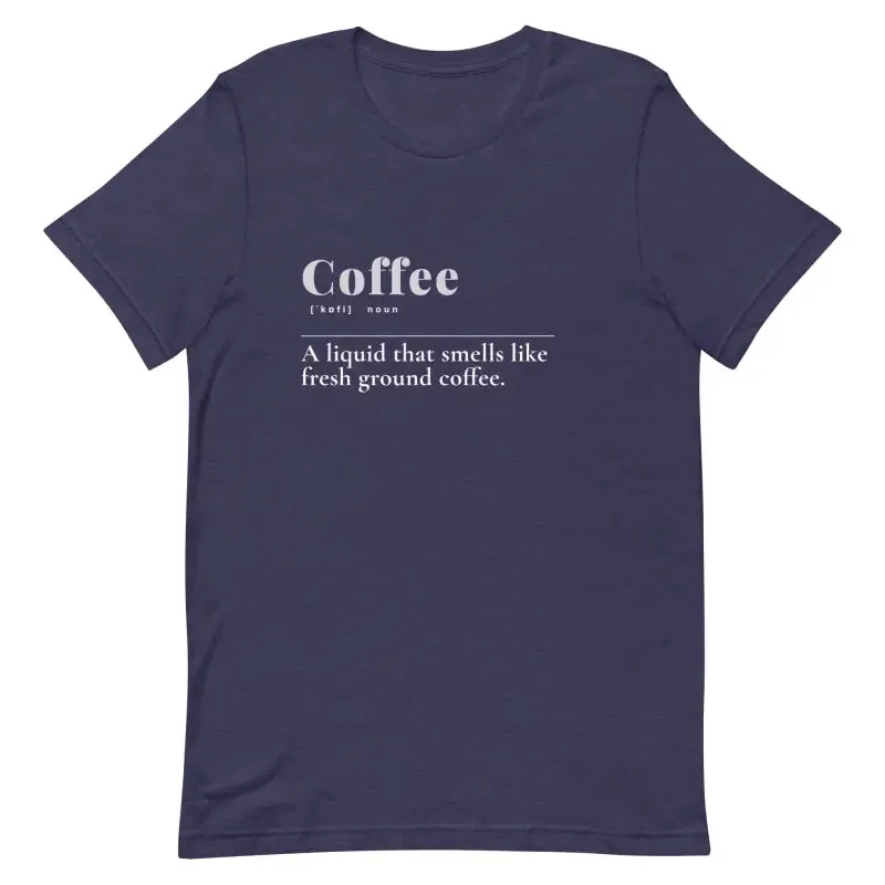 Trendy Unisex t Shirt with Coffee Vibe