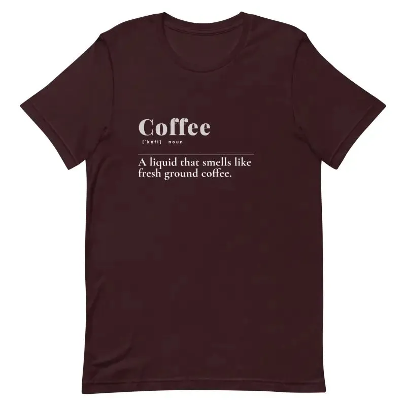 Trendy Unisex t Shirt with Coffee Vibe