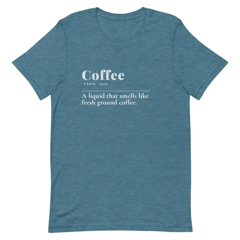 Trendy Unisex t Shirt with Coffee Vibe
