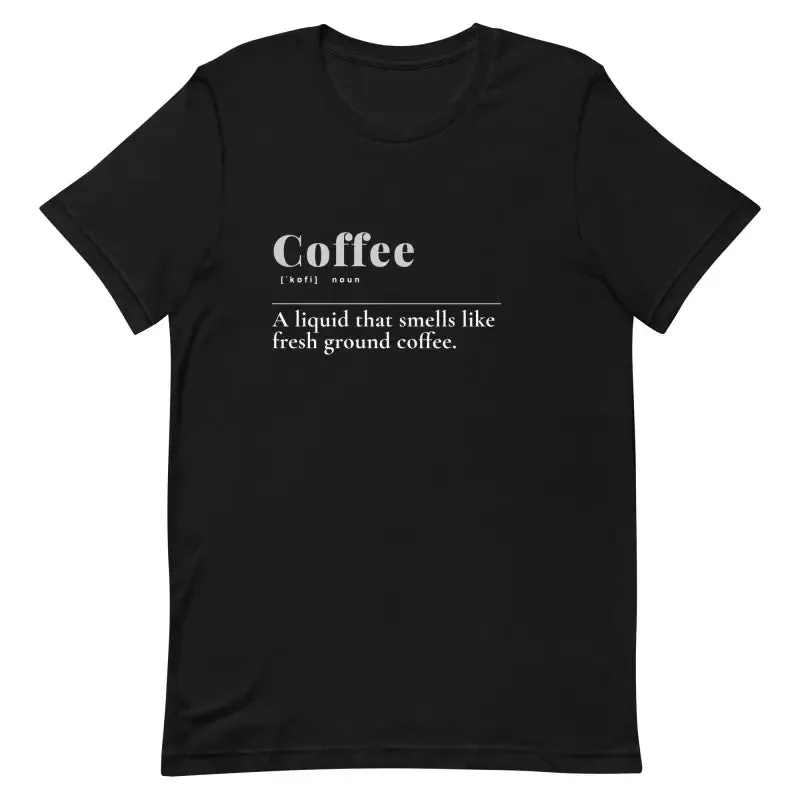Trendy Unisex t Shirt with Coffee Vibe
