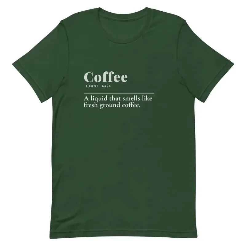 Trendy Unisex t Shirt with Coffee Vibe