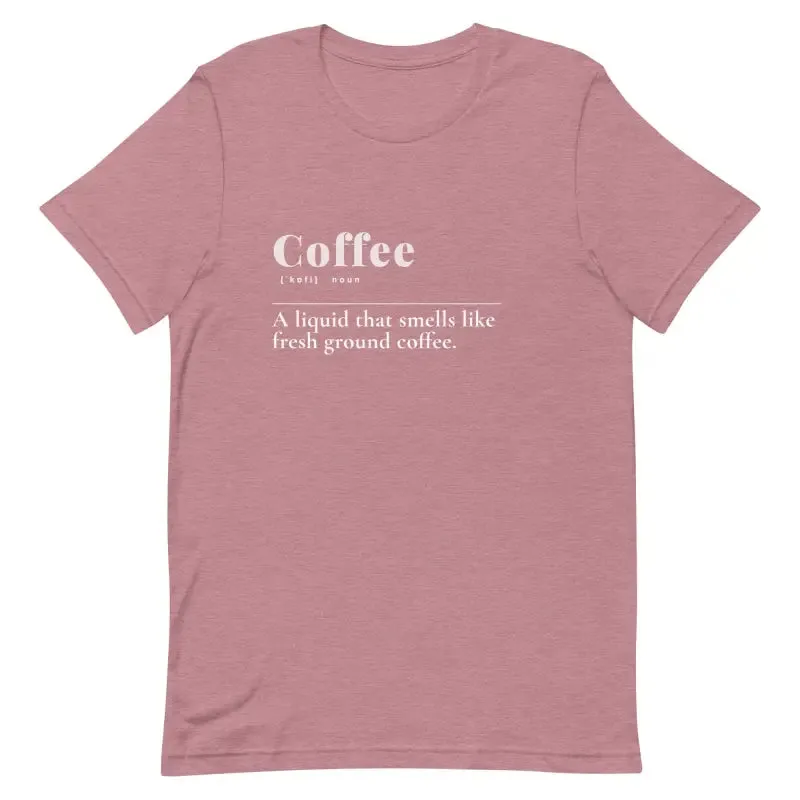 Trendy Unisex t Shirt with Coffee Vibe