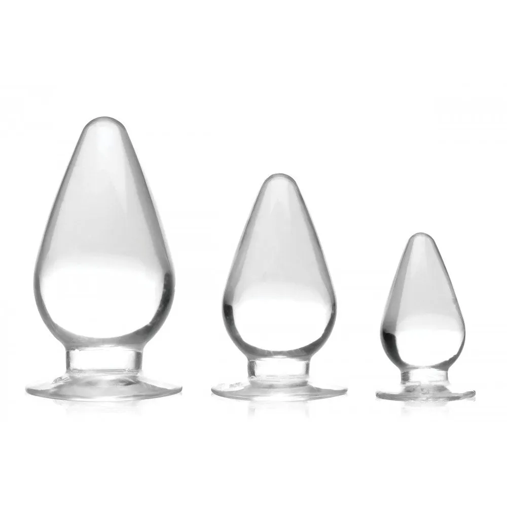 Triple Cones 3 Piece Anal Plug Set
