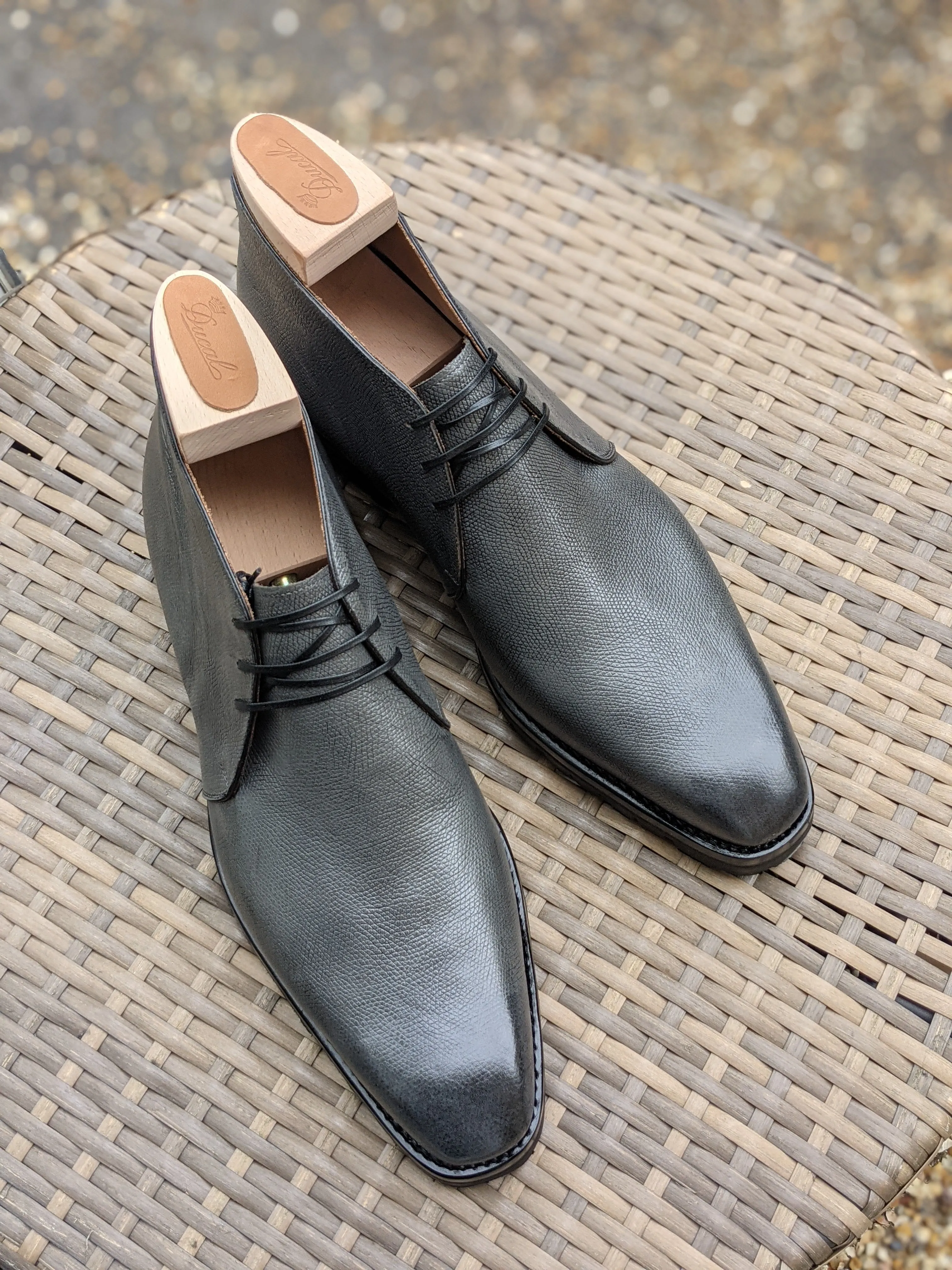 Two pairs of Ankle Boots: Light Brown & Grey