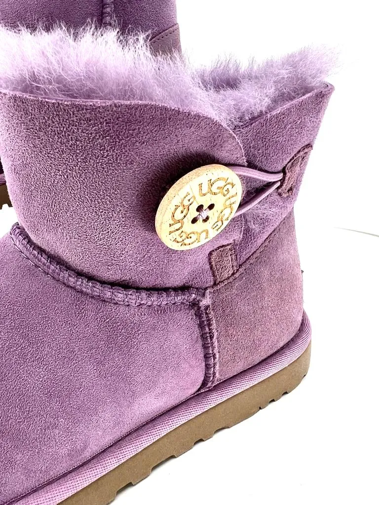 UGG CLASSIC ONE BUTTON SUEDE BOOTS
