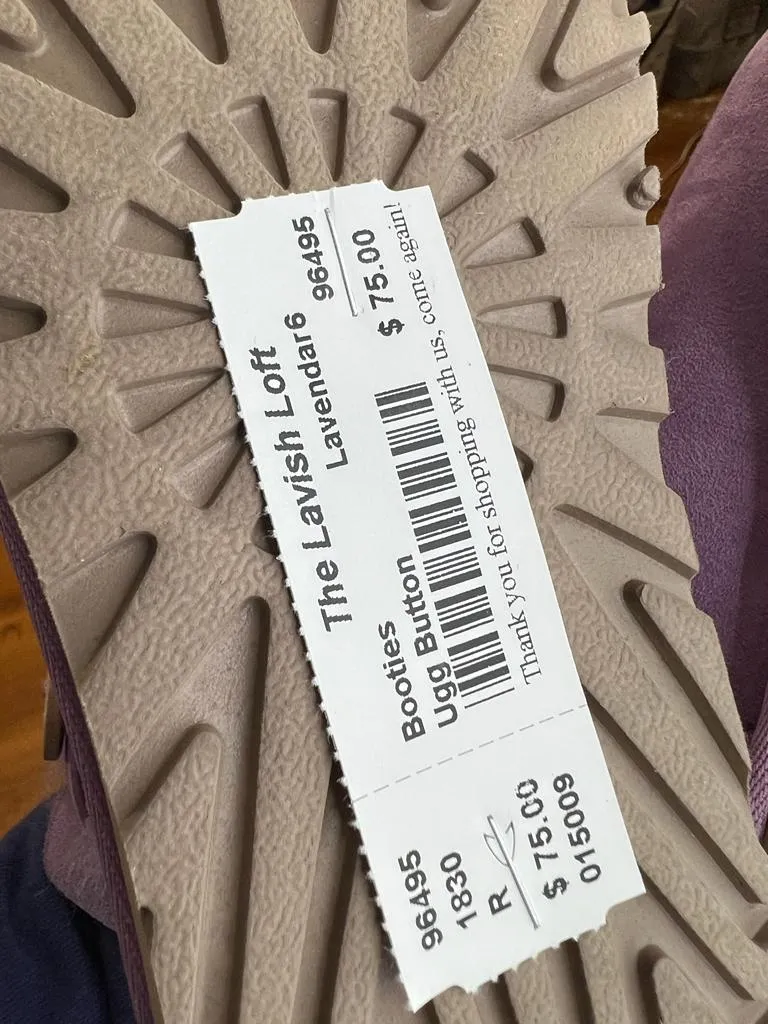 UGG CLASSIC ONE BUTTON SUEDE BOOTS