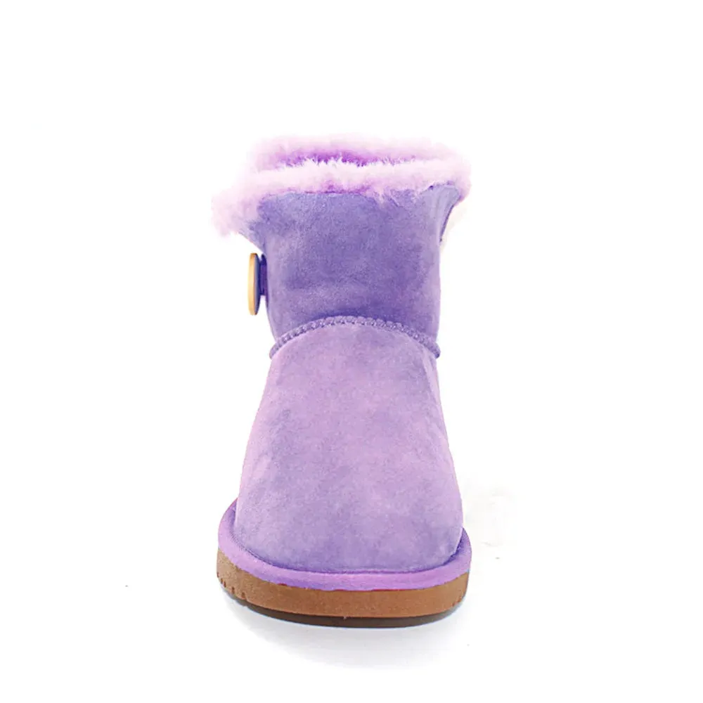 UGG CLASSIC ONE BUTTON SUEDE BOOTS