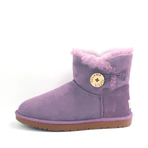 UGG CLASSIC ONE BUTTON SUEDE BOOTS