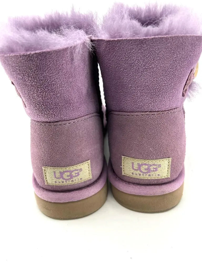 UGG CLASSIC ONE BUTTON SUEDE BOOTS