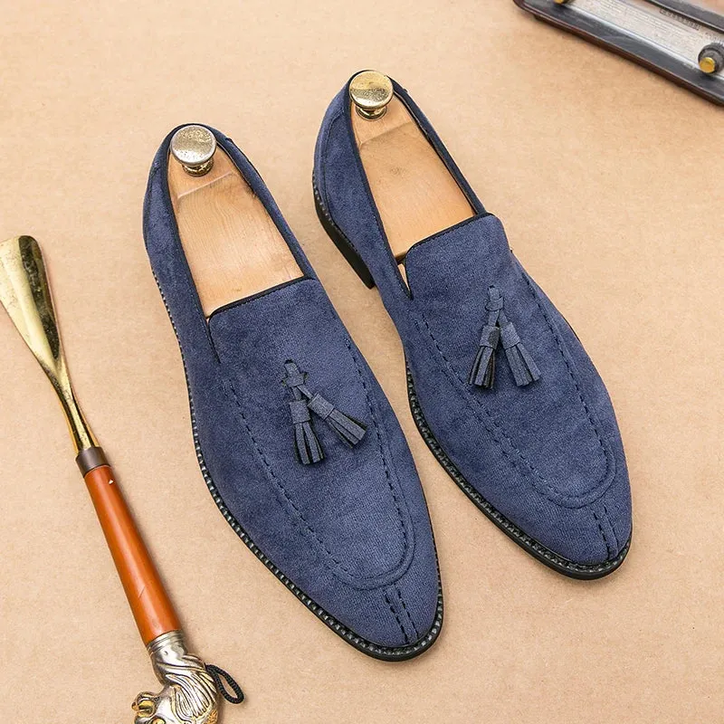 UrbanSpring Wildleder Quaste Loafers von TrendMann