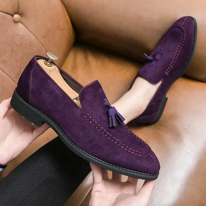 UrbanSpring Wildleder Quaste Loafers von TrendMann