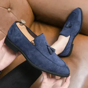 UrbanSpring Wildleder Quaste Loafers von TrendMann