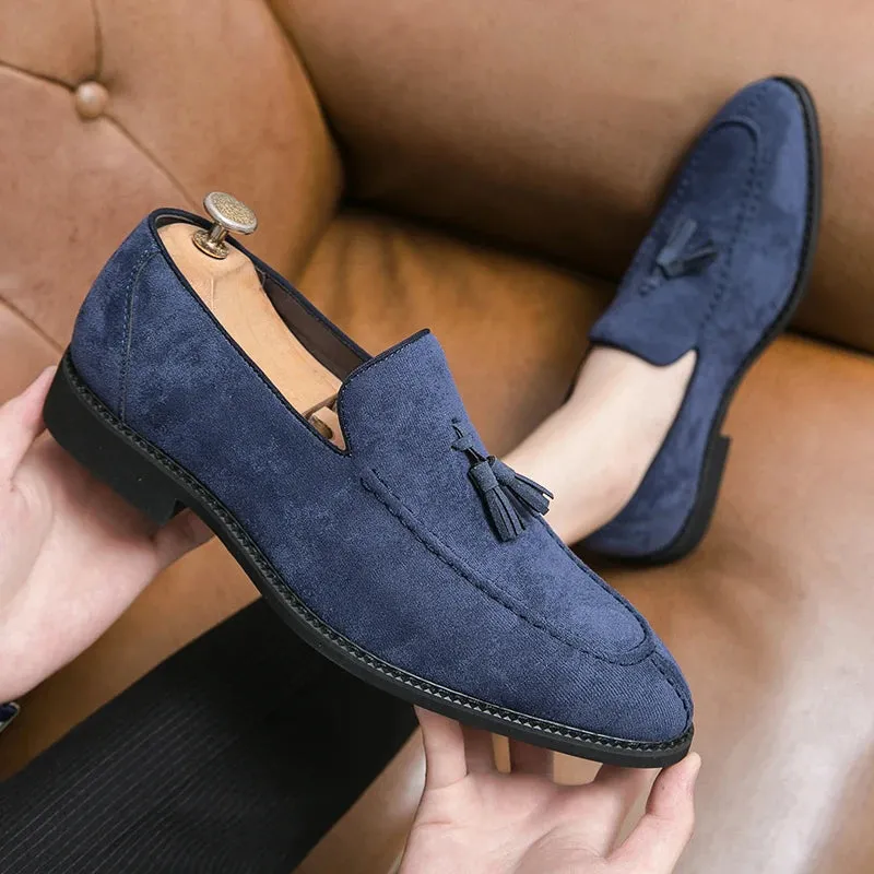UrbanSpring Wildleder Quaste Loafers von TrendMann