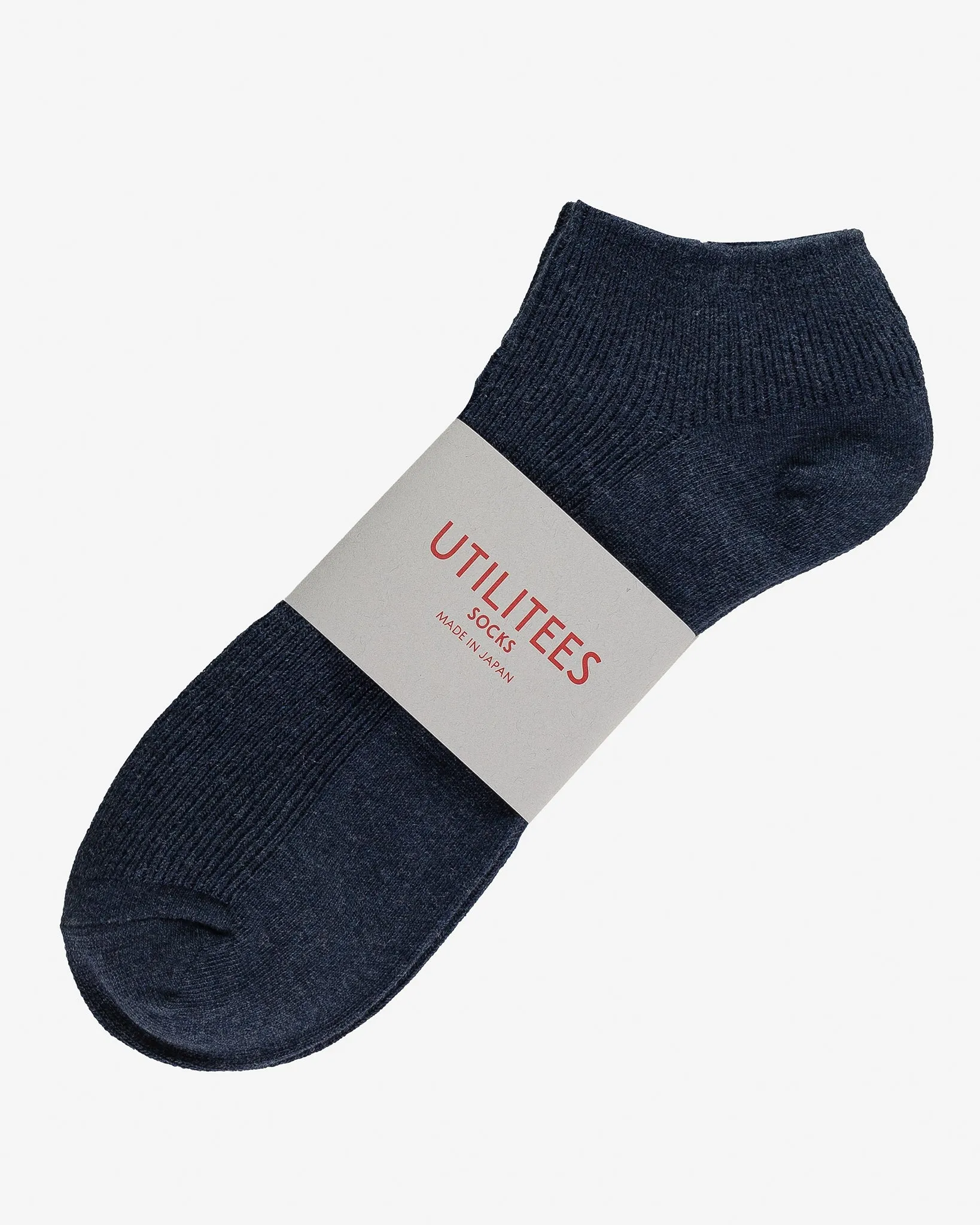 UTILITEES Mixed Cotton Sneaker Socks - Navy