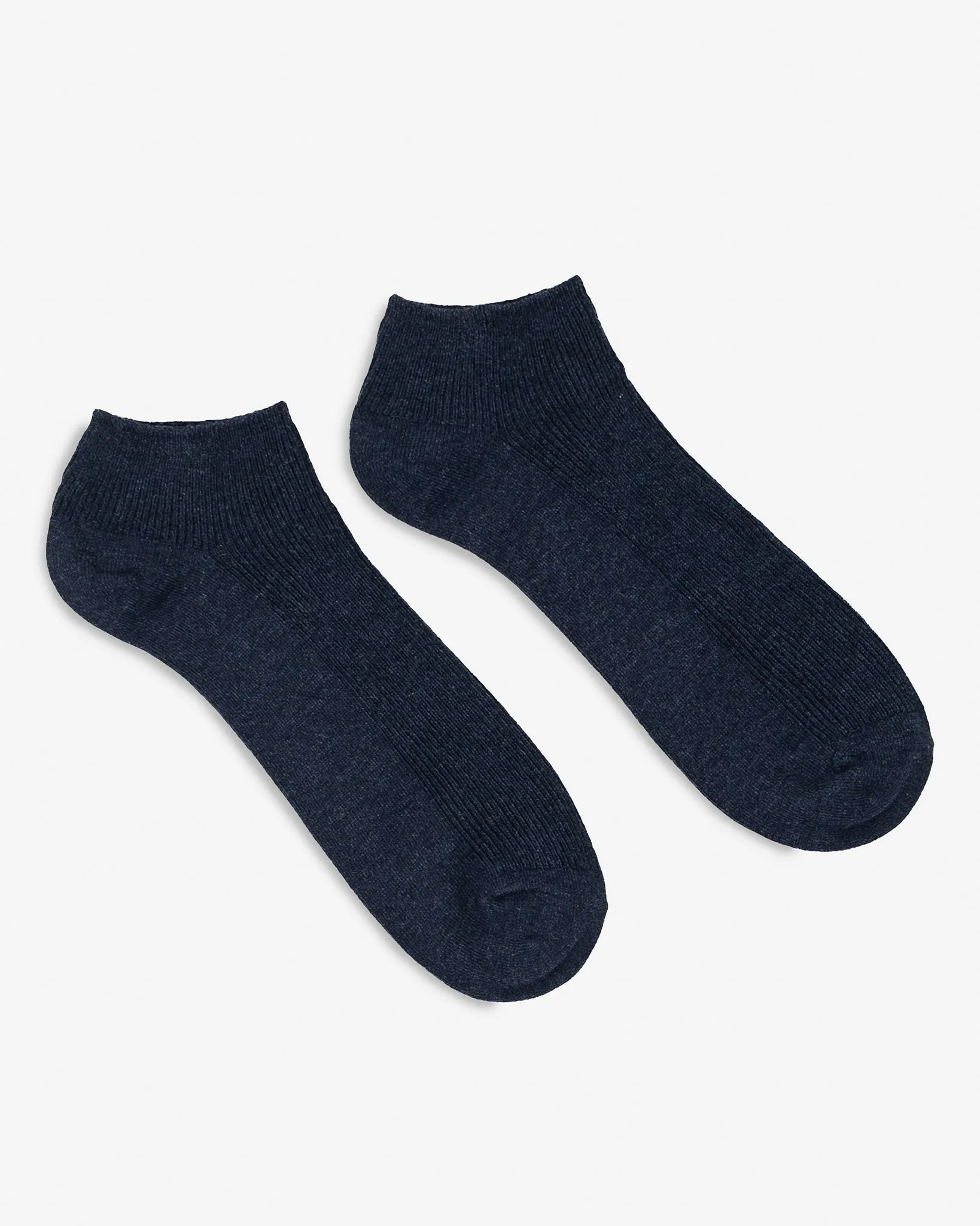 UTILITEES Mixed Cotton Sneaker Socks - Navy