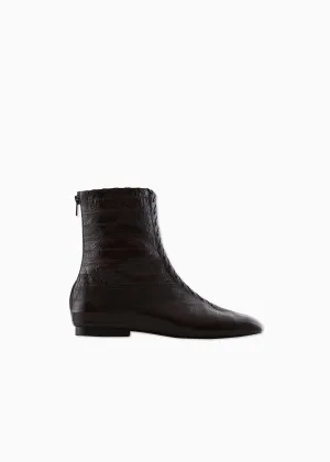 Whipstitch Flat Boot