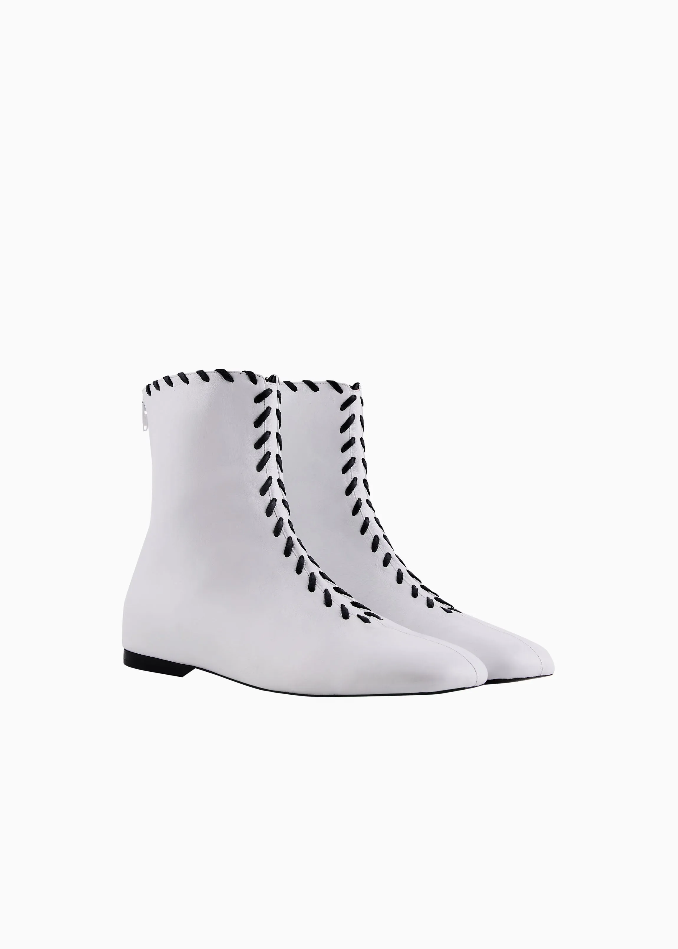 Whipstitch Flat Boot