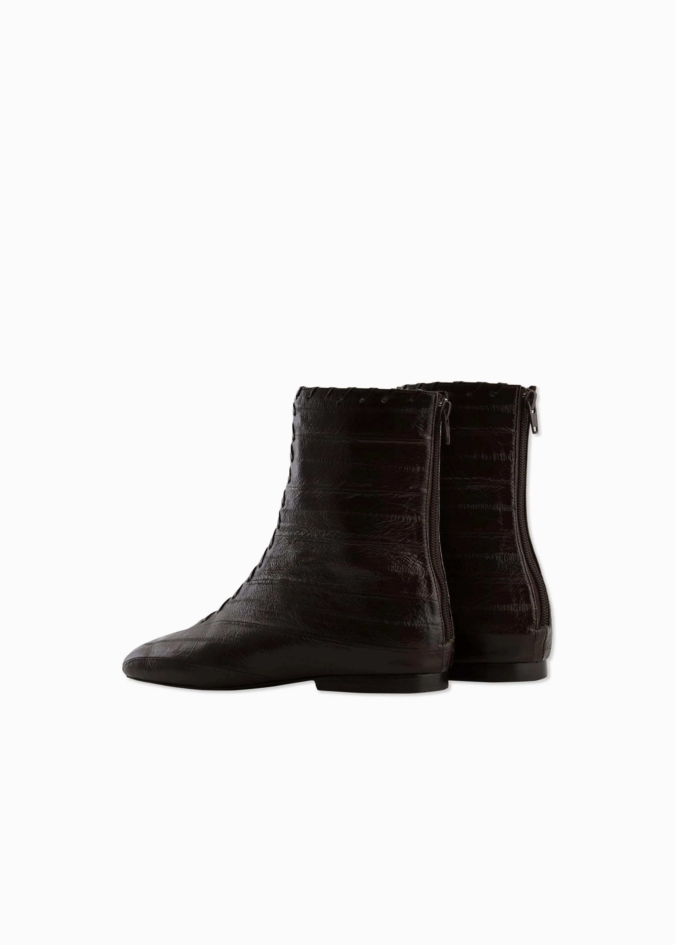 Whipstitch Flat Boot