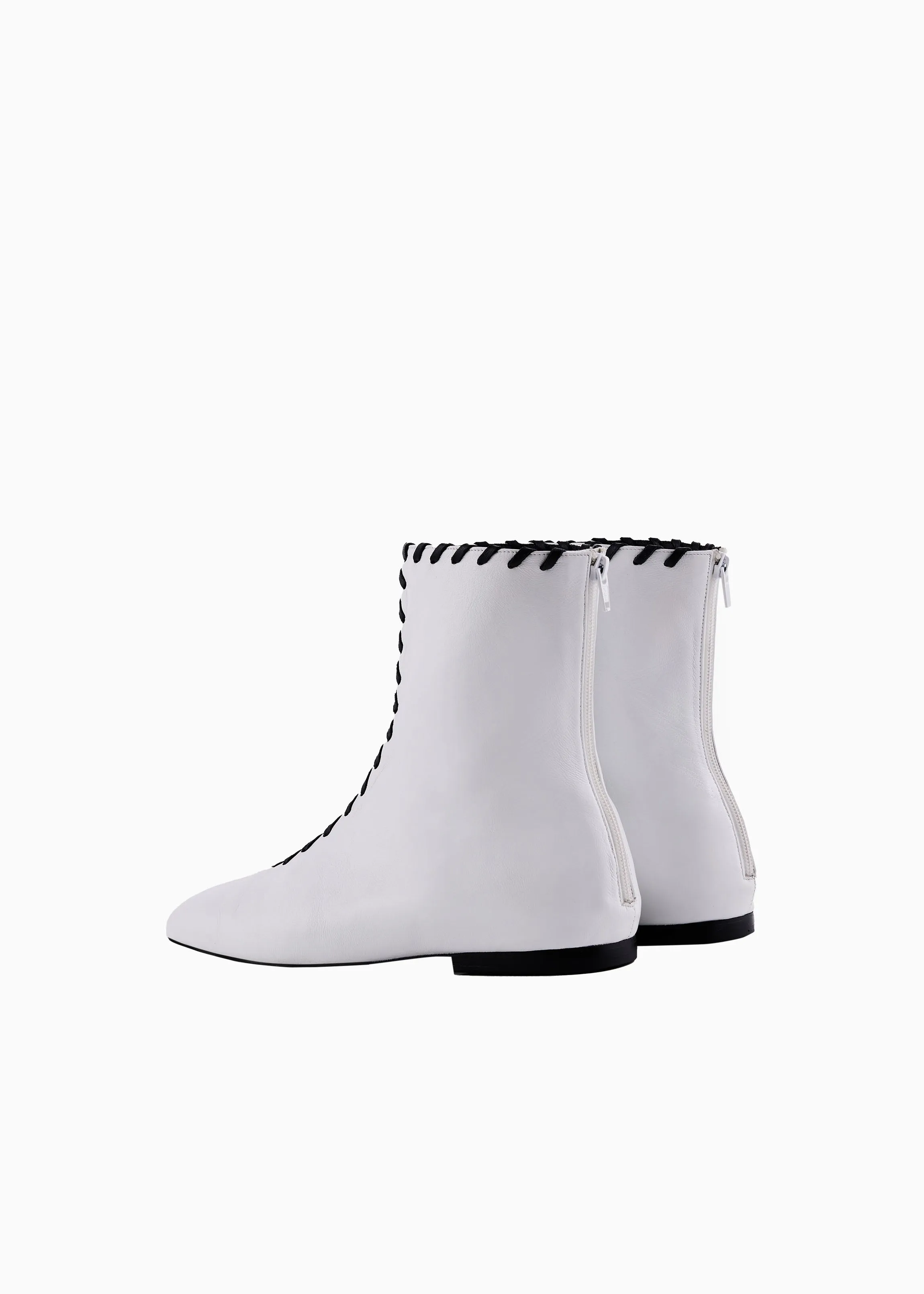 Whipstitch Flat Boot