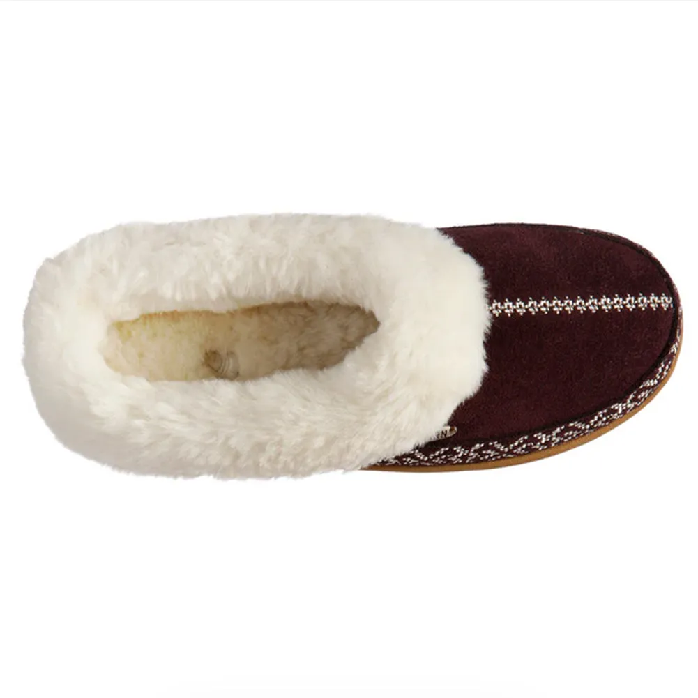 Women's Greta Embroidered Clog Slipper - A23012