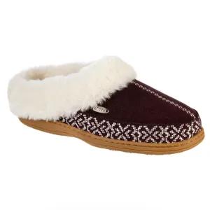 Women's Greta Embroidered Clog Slipper - A23012
