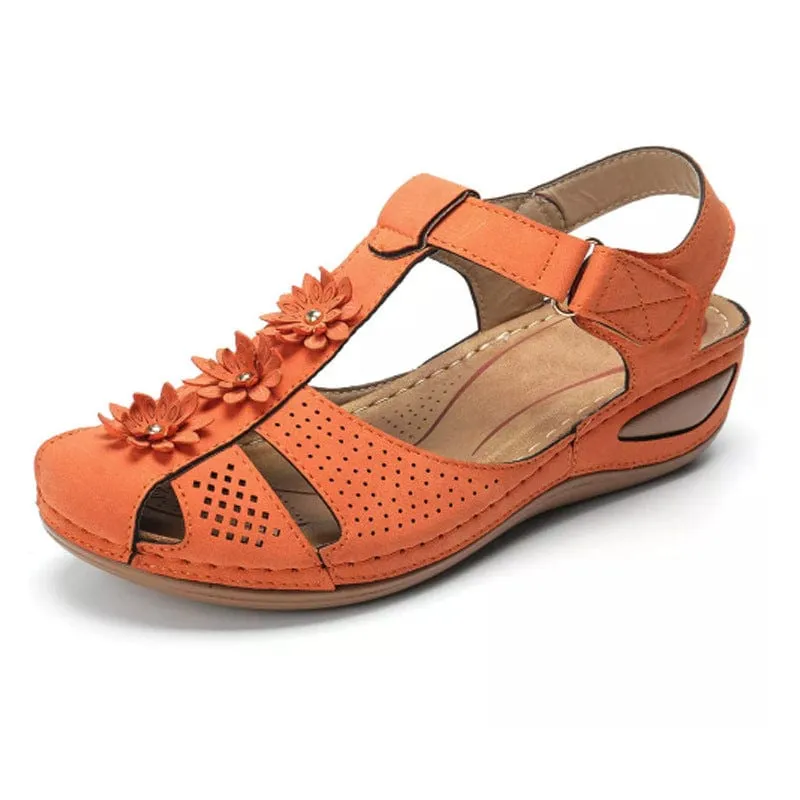 Women's Round Toe Wedge Sandals