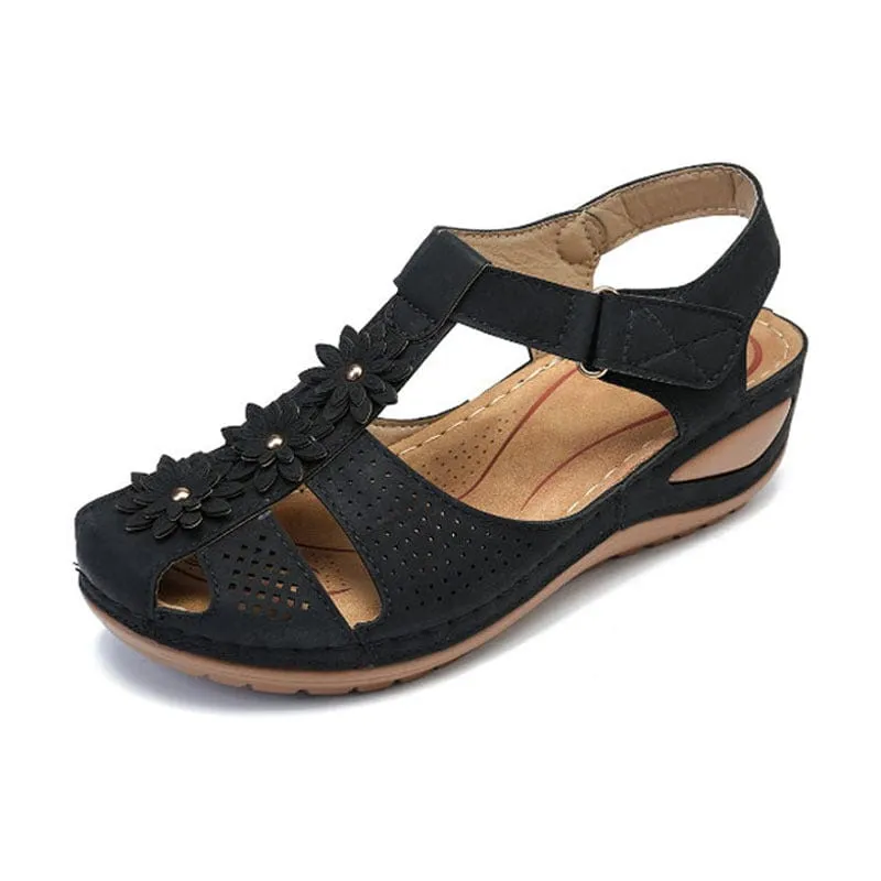 Women's Round Toe Wedge Sandals