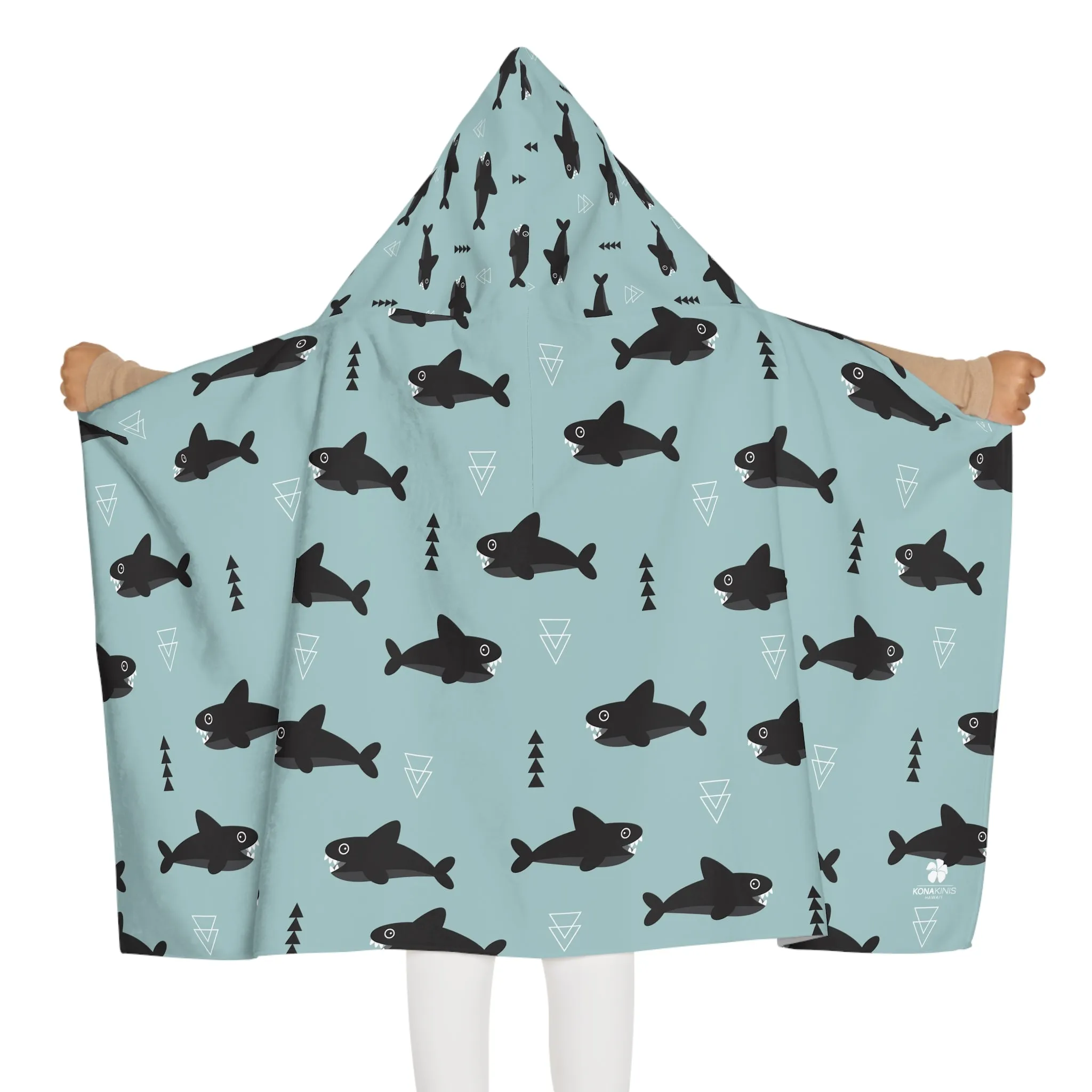 Youth Hooded Towel - Shark Bite