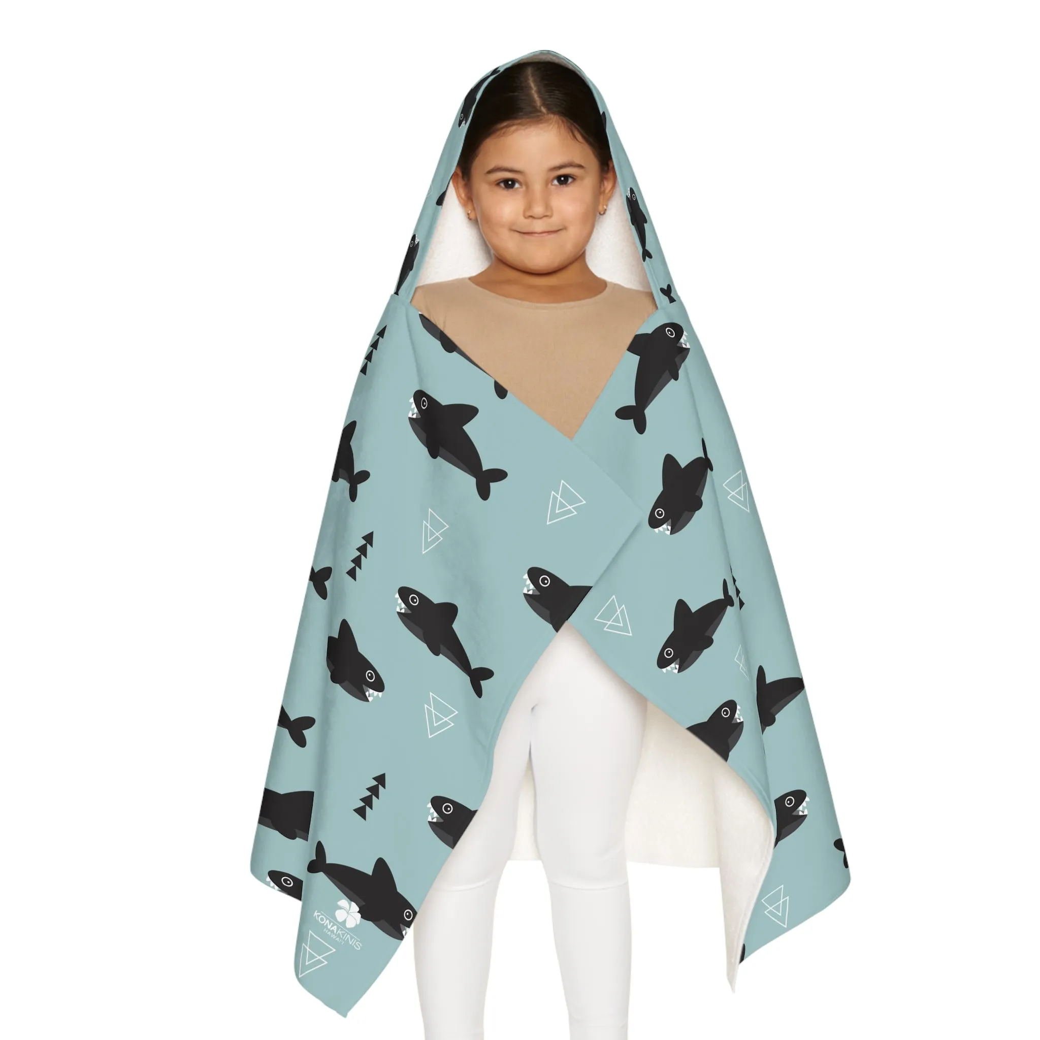 Youth Hooded Towel - Shark Bite