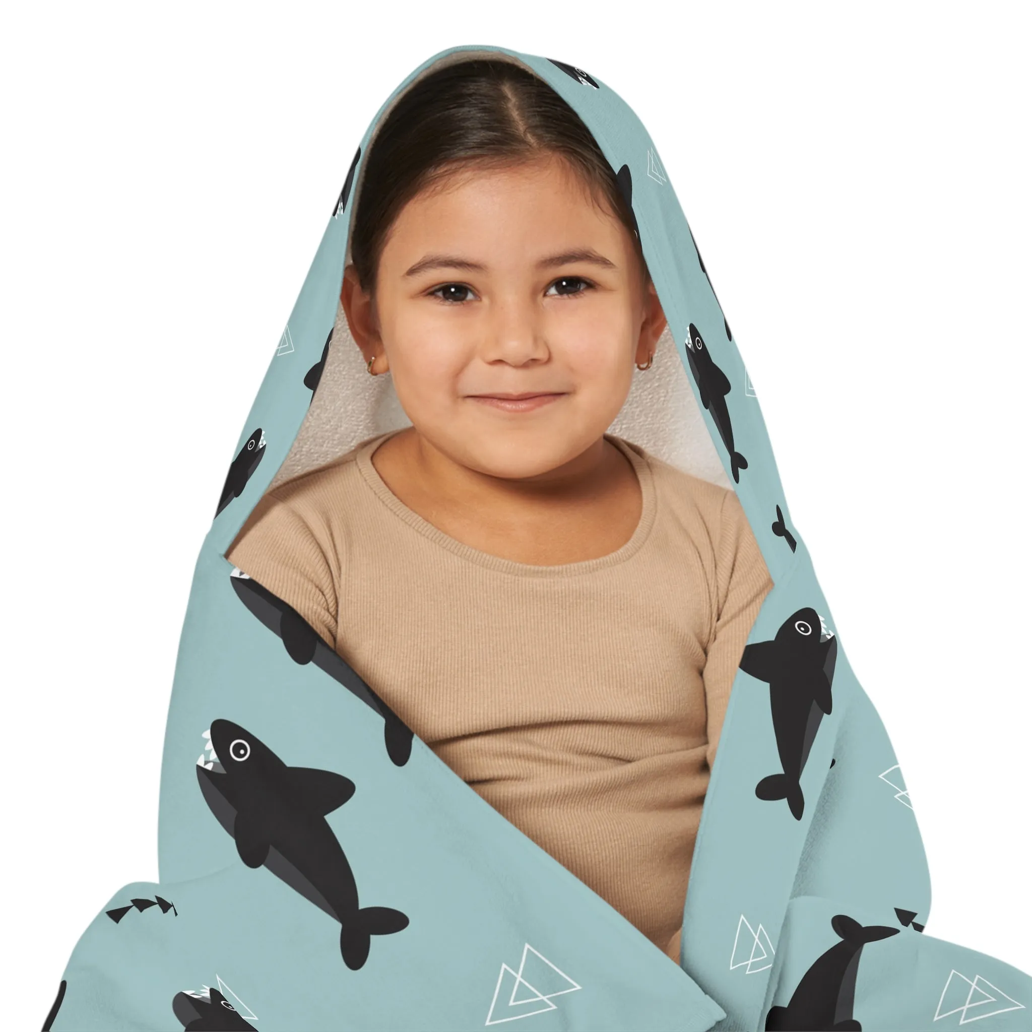 Youth Hooded Towel - Shark Bite
